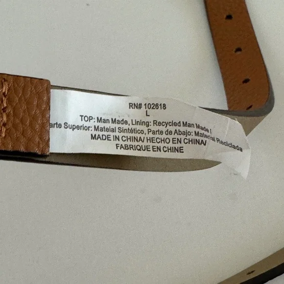 Steve Madden Tan Leather Belt Size Large Great Condition! - Picture 3 of 5
